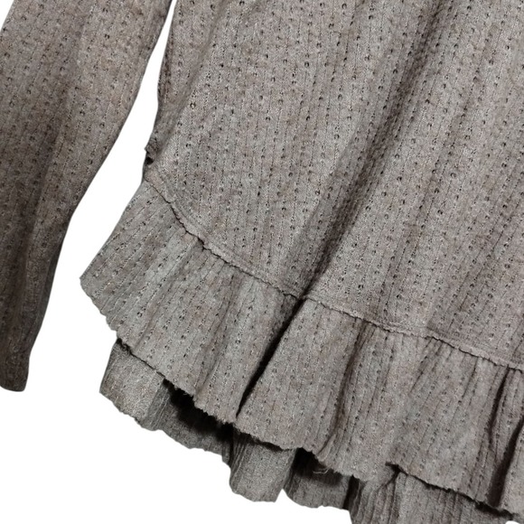 Maeve By Anthropologie Addie Ruffled Pullover Cowl Neck‎ Sweater Womens M Bobo - Picture 4 of 6